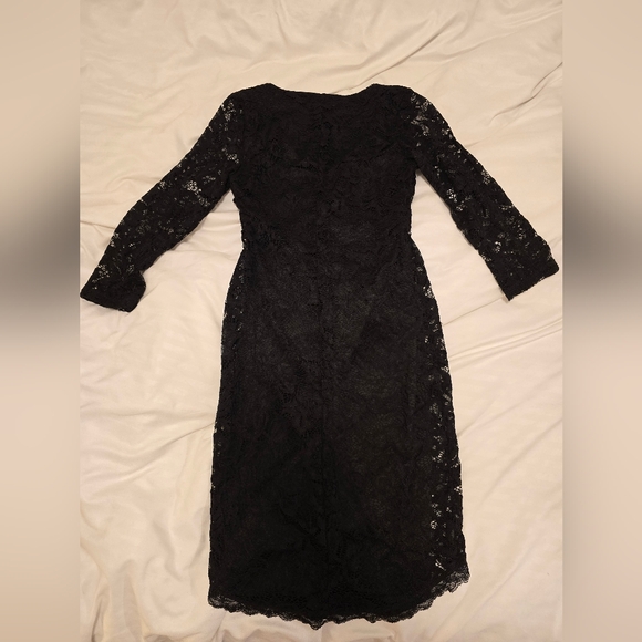 Guess Black Lace Long Sleeve Dress - Picture 2 of 2